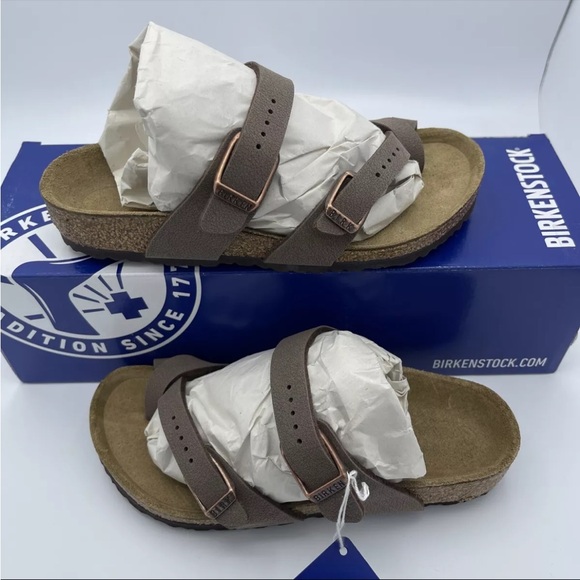 Birkenstock 31 Mayari Mocha Sandals Kids Size 13 (1014177) Narrow Fit MM200 - Picture 1 of 4